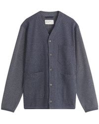 Universal Works - Jacquard Cardigan - Lyst
