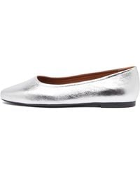 Vagabond Shoemakers - Jolin Metallic Leather Ballet Pump - Lyst