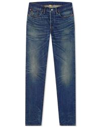 RRL Denim Vintage 5-pocket Selvedge Jean in Blue for Men | Lyst