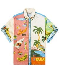 ALÉMAIS - Alémais Paradiso Silk Shirt - Lyst