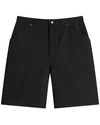 Moncler - Cotton Gaberdine Shorts - Lyst