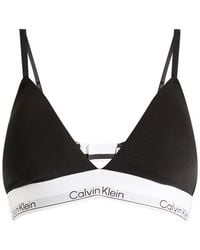 Calvin Klein - Icon Lightly Lined Triangle Bra - Lyst