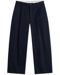 Studio Nicholson - Sorte Deep Pleat Volume Pant - Lyst