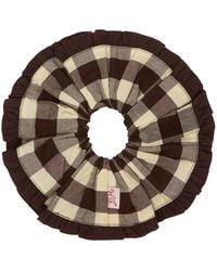 Damson Madder - Frill Edge Scrunchie - Lyst