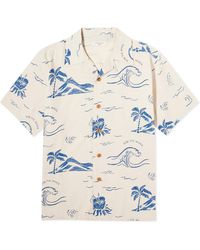 Nudie Jeans - Arvid Waves Hawaii Shirt - Lyst