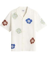 Wax London - Didcot Applique Floral Vacation Shirt - Lyst