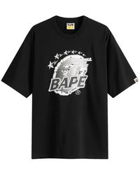 A Bathing Ape - Metal Ape Head T-Shirt - Lyst