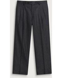 AURALEE - Light Wool Pleated Trousers - Lyst