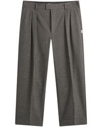 WTAPS Two Tuck Wide Trousers in Green for Men | Lyst