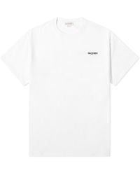 Alexander McQueen - Embroidered Logo T-Shirt - Lyst