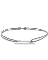 Le Gramme 17/10 Cord Bracelet - Gray