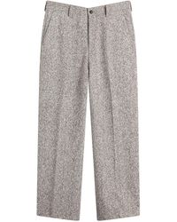 NN07 - Paw Herringbone Weave Trousers - Lyst