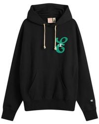 E by END. Champion For Everyday Hoodie in Black | Lyst UK