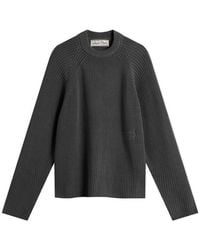 About Blank - Rib Mock Neck Crew - Lyst