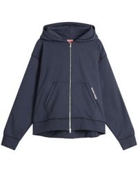 KENZO Gots Dragonfly Full Zip Hoodie in Gray for Men | Lyst