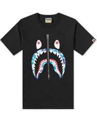 A Bathing Ape - Abc Camo Shark T-Shirt - Lyst