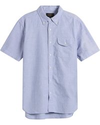 Beams Plus - Button Down Shorts Sleeve Oxford Shirt - Lyst