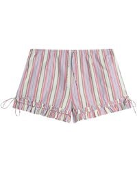 Damson Madder - Mafalda Frilly Tie Bloomer - Lyst