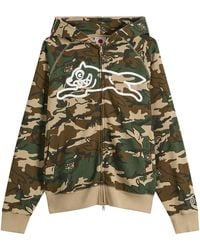 ICECREAM - Running Dog Woodland Camo Zip Through Hood - Lyst