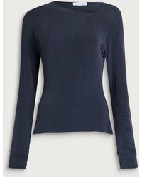 Peachy Den - Cupro Balloon Sleeve Top - Lyst