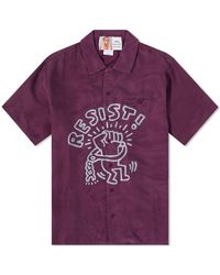 JUNGLES JUNGLES - X Keith Haring Resist Vacation Shirt - Lyst