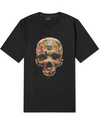 Paul Smith - Skull Sticker T-shirt - Lyst