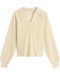Levi's - Bianca Crochet Polo Sweater - Lyst