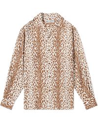 Wacko Maria - Long Sleeve Leopard Vacation Shirt - Lyst