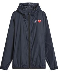 COMME DES GARÇONS PLAY - X K-Way Full Zip Packable Jacket - Lyst