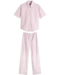 Calvin Klein - Cotton Poplin Pyjama Set - Lyst