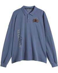 Martine Rose - Long Sleeve Polo - Lyst