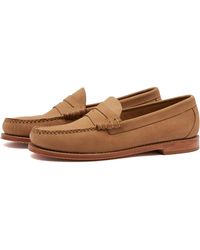 G.H. Bass & Co. - Penny Nubuck Loafer - Lyst