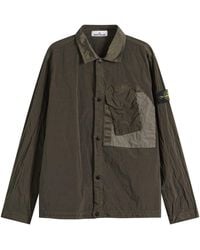 Stone Island - Nylon Metal Econyl Overshirt - Lyst