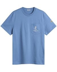 Moncler - Palm Logo Pocket T-Shirt - Lyst