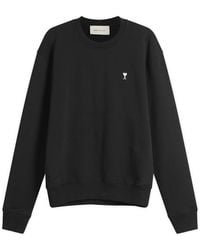 Ami Paris - Contrasted Ami De Coeur Sweatshirt - Lyst