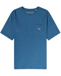Patagonia - Regenerative Cotton Pocket T-Shirt Tidepool - Lyst