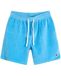 CASABLANCA - Velour Pintuck Shorts - Lyst