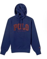 Polo Ralph Lauren - Polo College Logo Hoodie - Lyst