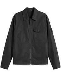 Stone Island - Ghost Cotton Canvas Zip Shirt Jacket - Lyst