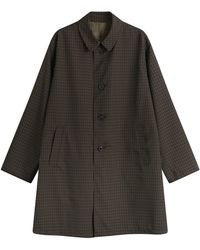 Maison Margiela - Check Reversible Coat - Lyst