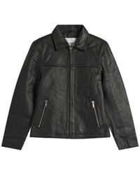 DEADWOOD - Bruno Upcycled Leather Jacket - Lyst