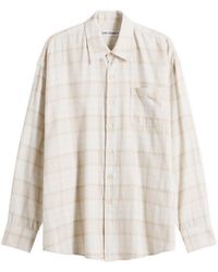 Our Legacy - Check Print Borrowed Shirt - Lyst