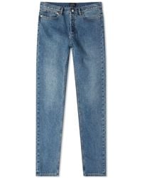 A.P.C. - Petit Standard Jeans Washed Stretch - Lyst