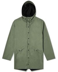 Rains - Long Jacket Evergreen Xl - Lyst