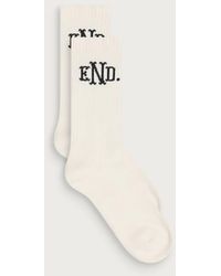 END. - Monogram Sock - Lyst