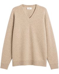 Les Deux - Melange V-Neck Jumper - Lyst