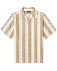 Fred Perry - Ombre Stripe Short Sleeve Vacation Shirt - Lyst