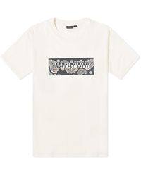 Napapijri - Andesite Paisley Logo T-Shirt - Lyst