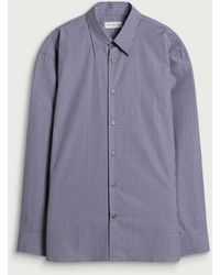 Dries Van Noten - Croom Micro Check Cotton Shirt - Lyst