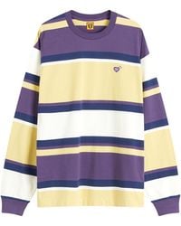Human Made - Striped Cotton Long-Sleeve T-Shirt - Lyst